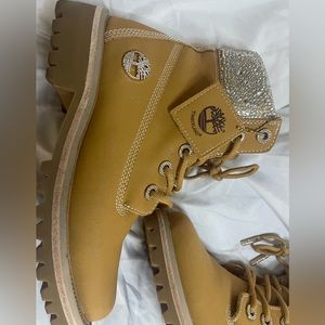 Timberland Jimmy Choo Rhinestone boots
